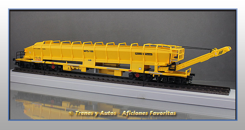 Vagón de transporte y unidad de silo MFS 100 - Plasser & Theurer